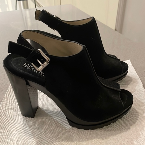 Michael Kors Suede Heels - Picture 1 of 3